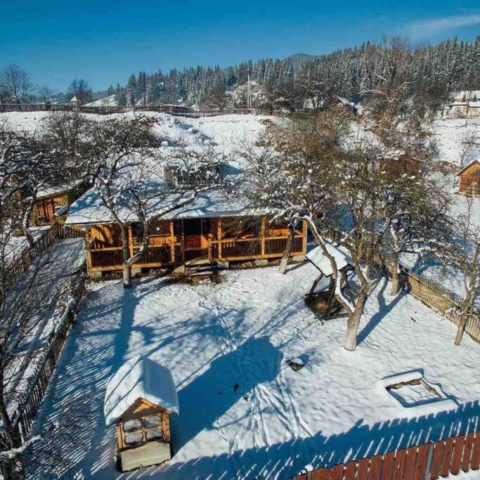 Котедж Шум Черемоша На Березі Річки Verkhovyna Exterior foto